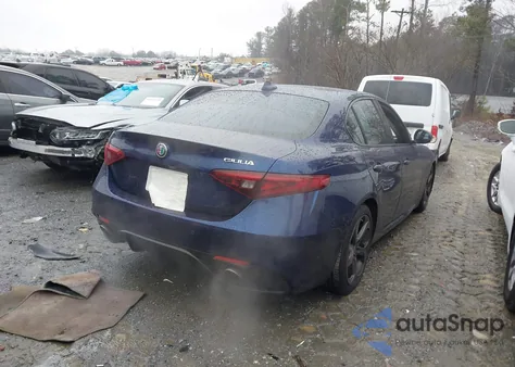 2017 Alfa Romeo Giulia Ti Rwd from USA, damaged, VIN ZARFAECN1H7549968